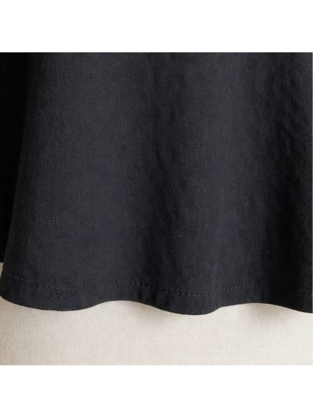 Black Button Blouse - Picture 6 of 6